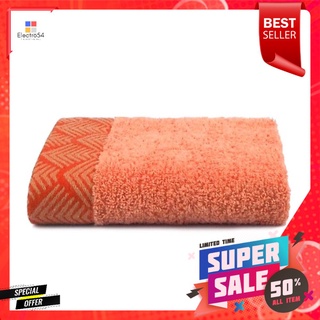 ผ้าขนหนู ROSE RIDGE 15x30 นิ้ว สีส้มTOWEL ROSE RIDGE 15"X30" ORANGE