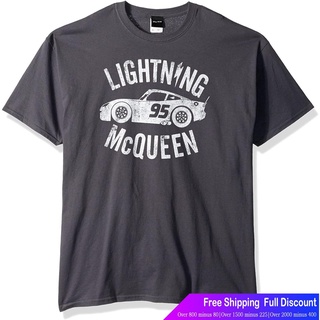 เสื้อยืด พิมพ์ลายกราฟิก Disney Cars 3 Lightning McQueen สําหรับผู้ชาย l2Hh