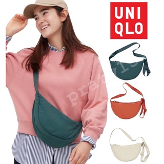 uniqlo ของแท้ กระเป๋าสะพายไหล่ กระเป๋าคาดอก เนื้อผ้าไนลอน เรียบหรูดูดี