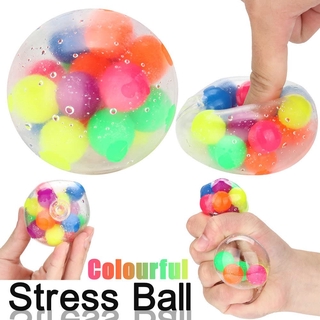 Ready Stock ♚Hot Stress Relief Balls Toy Stress Ball for Kids and Adults Squeezing Balls for Stress-Relief and Better Focus Toy DNA Sensory Balls Toy