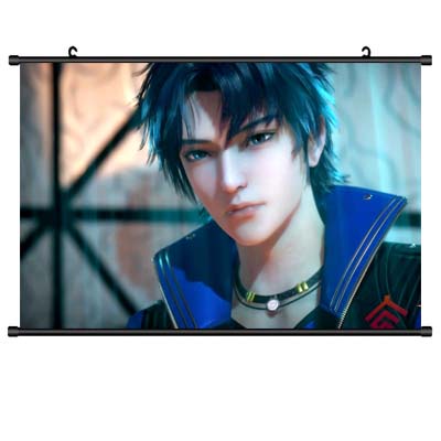 [9 ลาย/พร้อมส่ง] ภาพแขวน ลาย ตำนานจอมยุทธ์ภูตถังซาน Soul Land ถังซาน เสี่ยวอู่ - รูปที่ 2