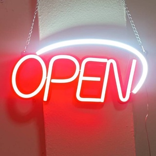 ป้ายไฟ LED ป้ายไฟOPEN. ป้ายไฟเปิดร้าน ป้ายไฟขายของ LED sign, OPEN light sign