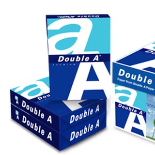 กระดาษถ่ายเอกสาร Double A ขนาด A4 หนา 80 แกรม 1 รีม (500 แผ่น)