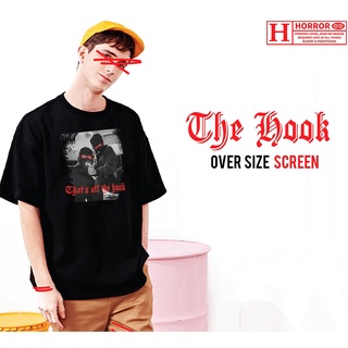 Just Say Bad ® เสื้อ Oversize รุ่น Hook Jone 500 ( ลิขสิทธิ์แท้ ) สีดำ เสื้อตัวใหญ่ M L