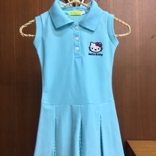 เสื้อผ้าเด็ก hello Kitty ชุดเดรสผ้าจูติ เนื้อผ้าคุณภาพดีมาก