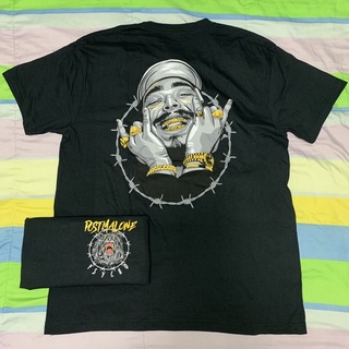 เสื้อยืดผ้าฝ้ายพิมพ์ลายแฟชั่น ♈◎Post Malone Bootleg Shirt