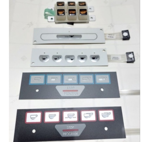แท้ๆ ปุ่มกดหัวชงเครื่องชงกาแฟแท้ Sanremo Lacimbali M27RE Faema E98RE เฟม่า control panel