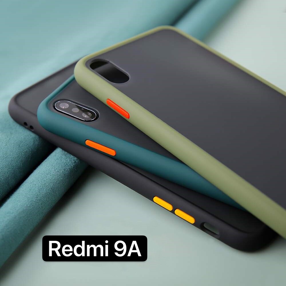 12 [ ส่งจากไทย ] Case Xiaomi Redmi 9A เคสกันกระแทก ปุ่มสีผิวด้าน ขอบนิ่มหลังแข็ง เคสโทรศัพท์ เรดมี พร้อมส่ง