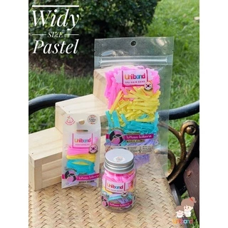 Uniband หนังยางรัดผม ไม่กินผม ไม่ดีดขาดง่าย TPU Widy Size : Pastel