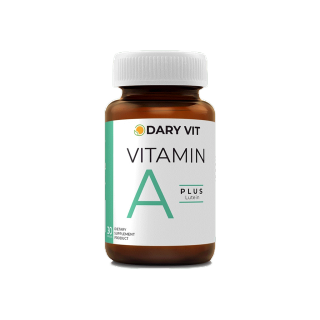 Dary Vit A Plus Lutein เอพลัส ลูทีน วิตามินเอและสารสกัดดอกดาวเรือง อาหารเสริมบำรุงสายตา (30 แคปซูล) ( อาหารเสริม )