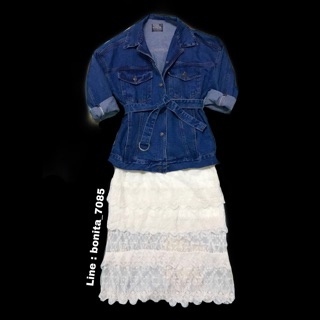 Set jeans + skirt ฟรีไซส์