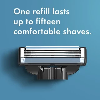 ยิลเลตต์ มัคทรี เทอร์โบ ใบมีดโกน แพ็ค 2 ชิ้น Gillette Mach3 Turbo Blade 2 Cartridges Refills