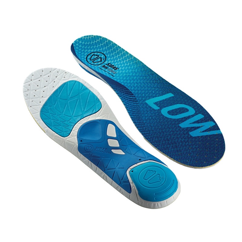 SIDAS 3Feet® RUN Sense LOW แผ่น Insole นักวิ่ง 'เท้าแบน'