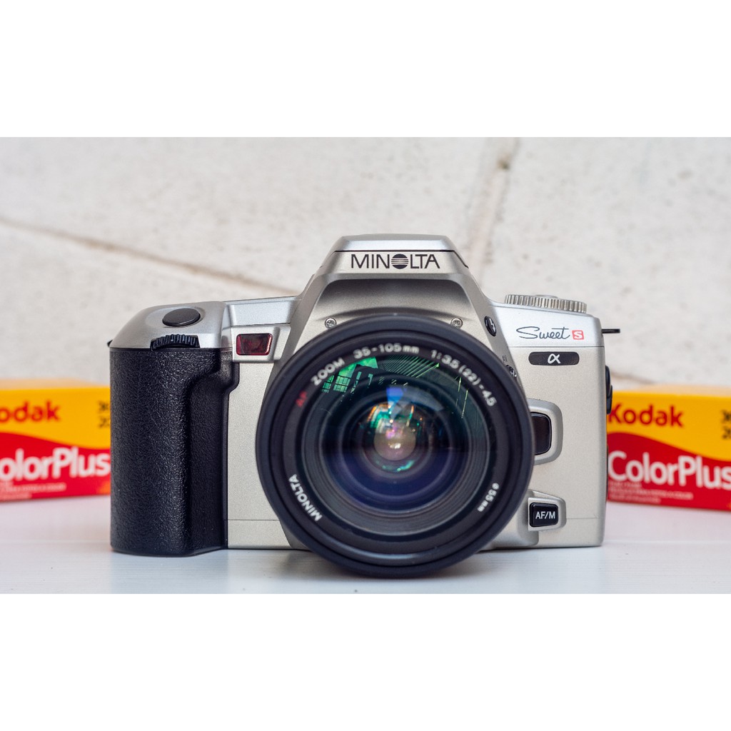 กล้องฟิล์ม Minolta Sweet s พร้อมเลนส์ Minolta AF ZOOM 35-105mm F/3.5-4. ...
