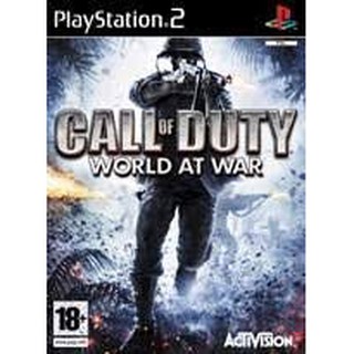 เกมส์ PS2 Call Of Duty : Woald at War แผ่นปั้ม ปลายทางได้