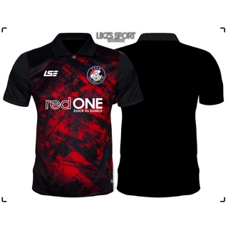 Pdrmfc เสื้อโปโลแขนสั้น ลายทีมชาติฟุตบอล DX3-LSE Baju Berkolar Bolasepak