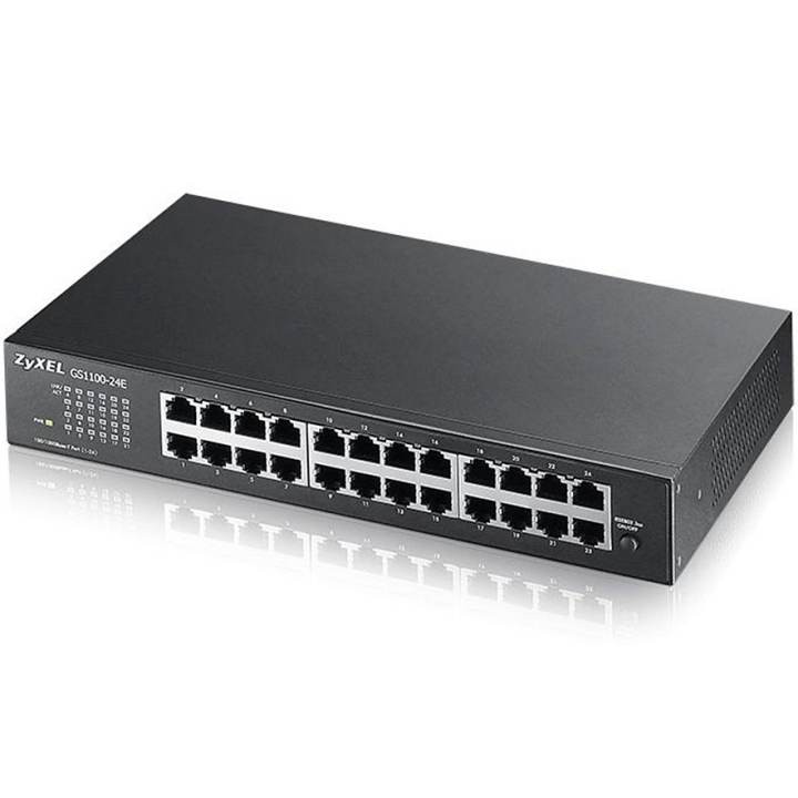 ZyXEL 24-Port GbE Unmanaged Switch รุ่น GS1100-24E