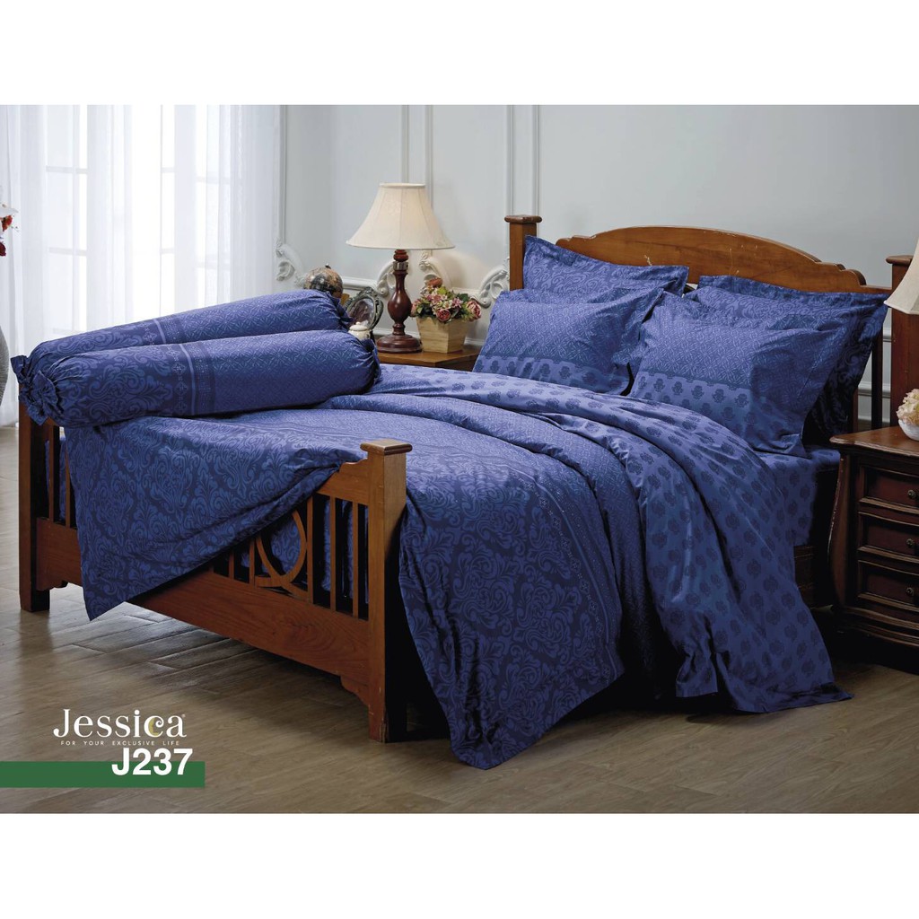 JESSICA ชุดเครื่องนอนเจสซิก้า ชุดผ้าปูที่นอน รุ่นพิมพ์ลาย (3.5, 5, 6ฟุต ) J237 J238 J239 J240 J241 J