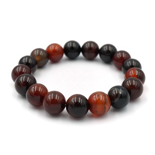 CARNELIAN หินคาร์เนเลี่ยน โทนเข้ม ขนาด 10 มม. สร้อยข้อมือหินแท้ by siamonlineshop