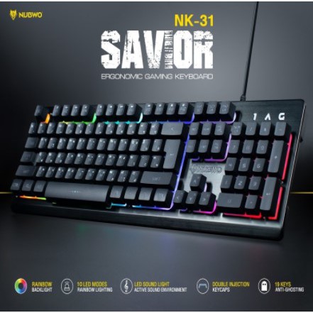 NUBWO NK-31 เกมมิ่งคีย์บอร์ด