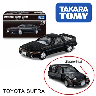 TOYOTA SUPRA โมเดลรถเหล็ก TOKARA TOMY ลิขสิทธิ์แท้ กล่องดำ ล้อยาง