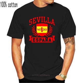 เสื้อยืดผ้าฝ้าย เสื้อยืดแขนสั้น พิมพ์ลาย Sevilla Seville Spain สไตล์คลาสสิก ไม่ซ้ําใคร สําหรับผู้ชาย 301474