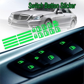 Om สติกเกอร์เรืองแสง สำหรับติดตกแต่งรถยนต์ Car window button sticker Luminous sticker