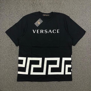 เสื้อยืด VERSACE LOGO FONT สีดํา