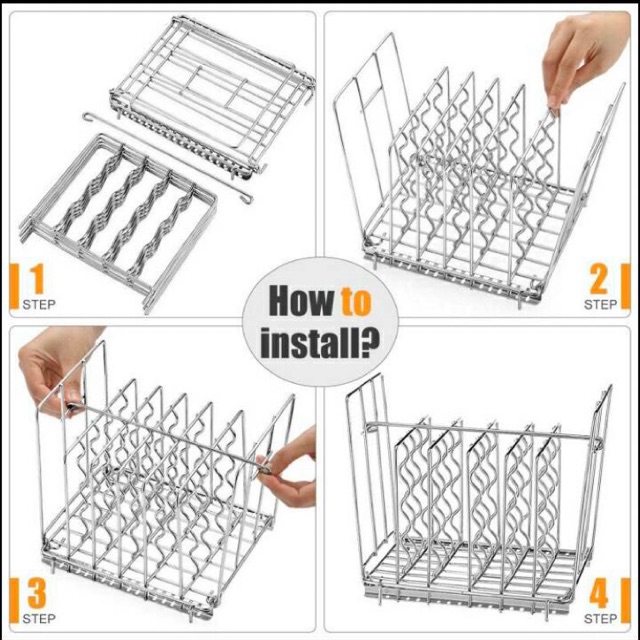 ตะแกรงซูวี ชั้นวาง ซูวี  sous vide rack ตะแกรงยึดจับอาหารเพื่อไว้ใส่ในอ่างซูวี