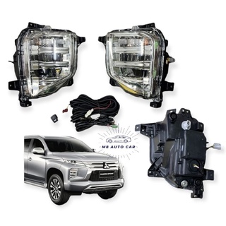 ไฟตัดหมอก Pajero Sport Led 2020 2021 2022 2023 ไฟสปอร์ตไลท์ มิตซู ปาเจโร่สปอร์ต foglamp Mitsubishi pajero sport led