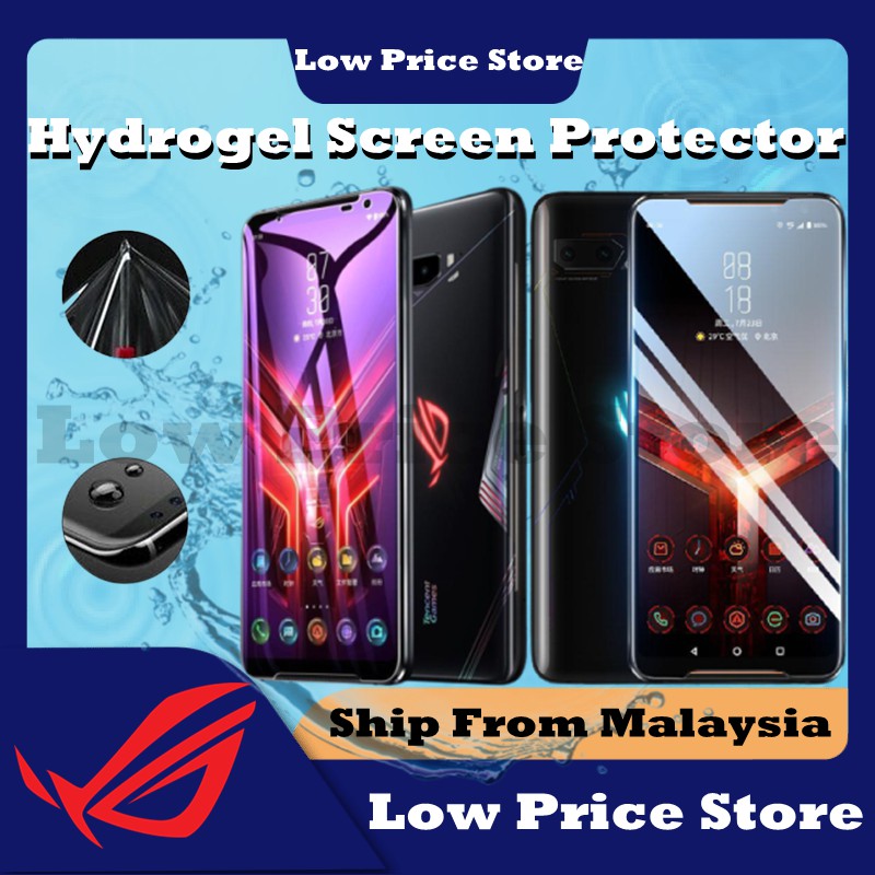 [Hydrogel] Asus ROG Phone 5/ ROG Phone 5 Pro/ ROG Phone 3 (3 Strix)/ 2/ 1 Soft Screen Protector Peli