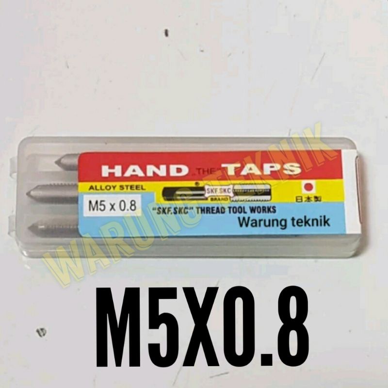 มือ TAP TAP TAPS M 5 X 0.8 HANDTAP HANDTAP HANDTAPS M5X0.8
