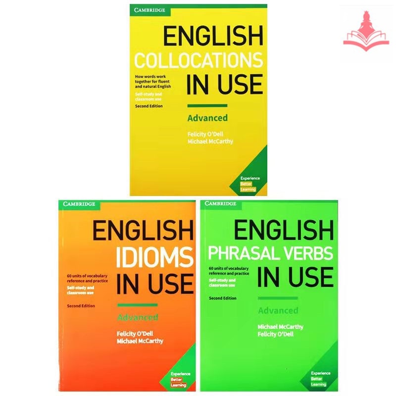 หนังสือเรียนคำศัพท์ภาษาอังกฤษและสมุดงานสำหรับเด็กและนักเรียน—Student's Children's English Vocabulary Learning Textbook Workbooks Exercise Book “Cambridge English \ Collocations\ Idioms\ Phrasal Verbs\ in Use Advanced”