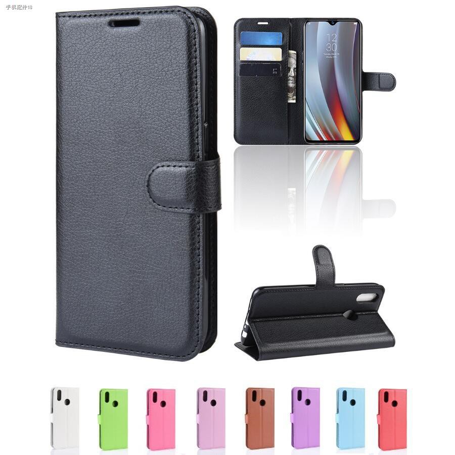 เคสฝาพั Wallet Case Wiko View 4 3 lite pro Max Flip Cover PU Faux Leather Soft Silicone Stand With Card Pocket Slot เคส