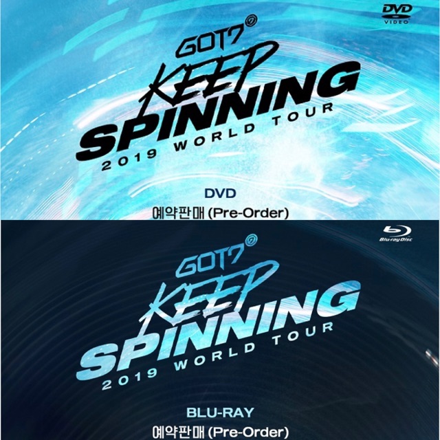 💯‼️ [Pre-order Japan] GOT7 Keep Spinning 2019 World Tour DVD 