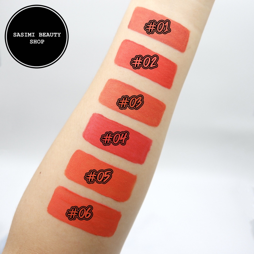 Sasimi Matte Liqiud Lip ลิปจิ้มจุ่มเนื้อแมทต์ โทนส้ม - รูปที่ 2