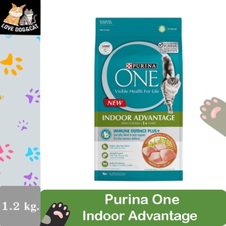 Purina One Indoor Advantage อาหารแมวโต สูตรสำหรับแมวเลี้ยงในบ้าน 1.2 kg