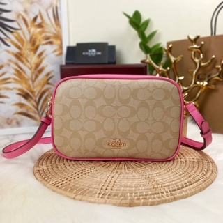 COACH JES CROSSBODY IN BLOCKED SIGNATURE CANVAS