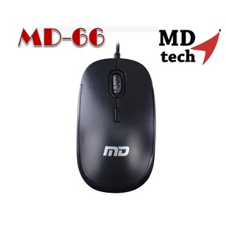 เม้าส์ Mouse MD-TECH Optical Mouse USB MD-66