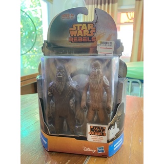 WULLFFWARRO &amp; WOOKIEE WARRIOR Star Wars Rebels Mission Series MS07 Action Figure