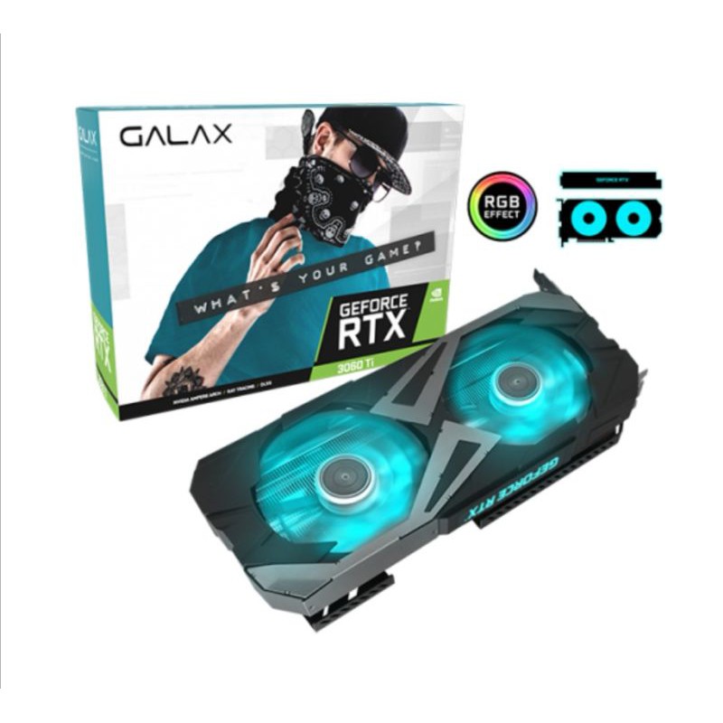 GALAX GeForce RTX™ 3060 Ti EX (1-Click OC)8GB GDDR6 256-bit DP*3/HDMI/