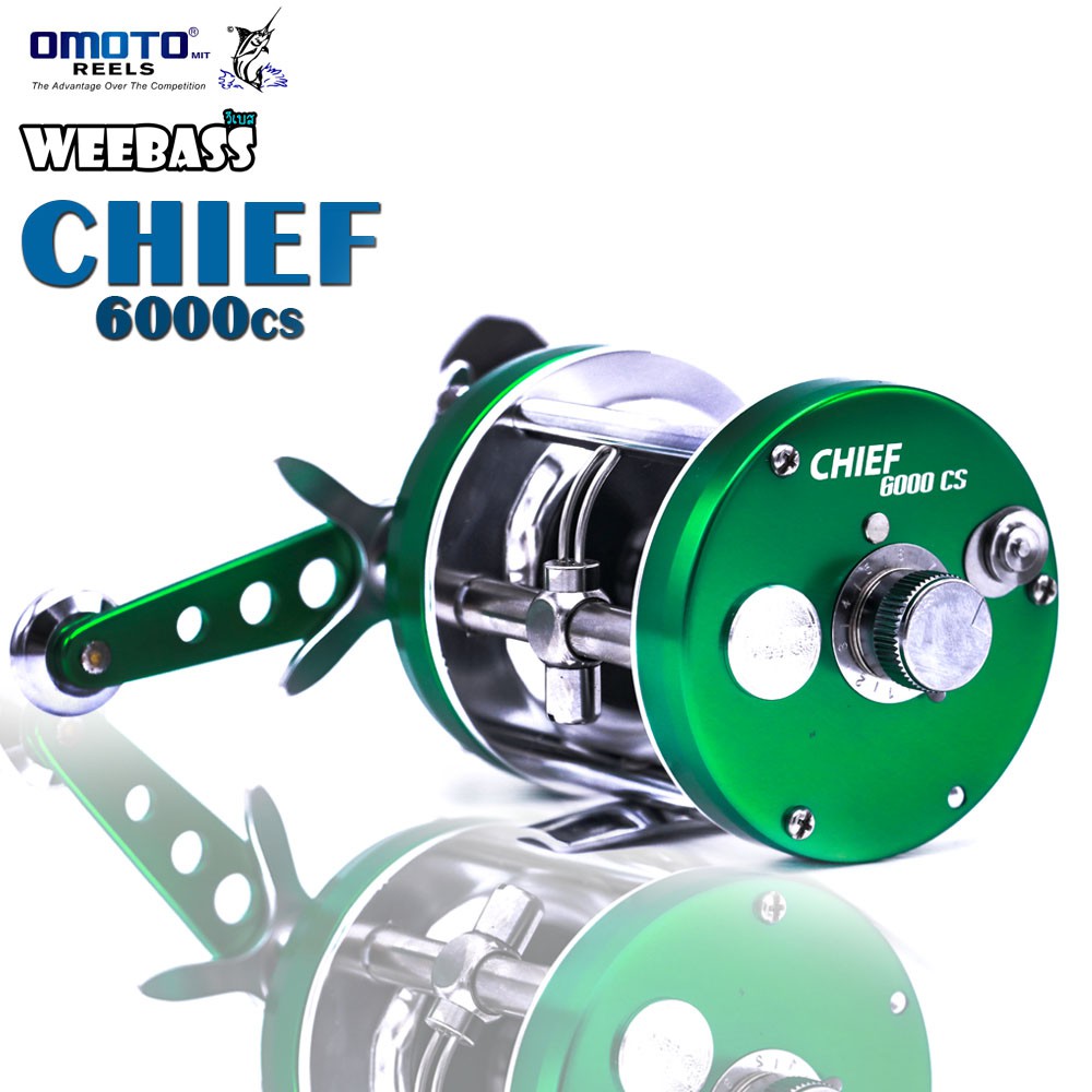 OMOTO REEL - CHIEF 6000CS/6001CS(สีเขียว)