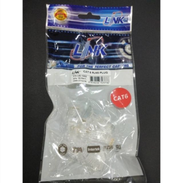 หัว LAN RJ45 LINK CAT6 (US-1002)​