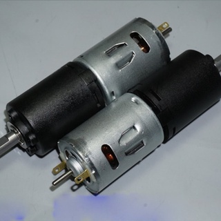 DC 5V-24V 12V 18RPM-100RPM Low Speed Micro 28MM Dual Output Shaft 385 Planetary Gear Motor High Torque 3-stage Planetary