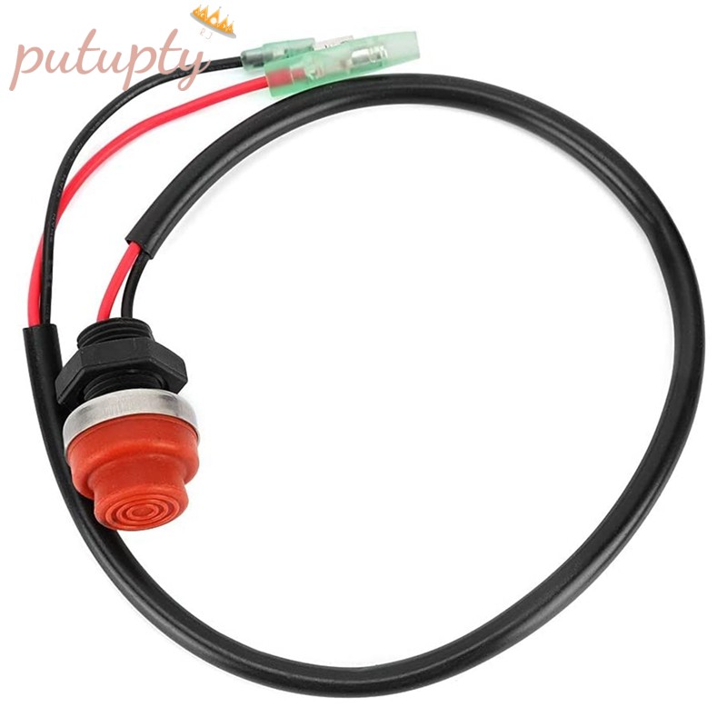 Universal Boat Outboard Engine Motor Start Kill Switch Keyless Push Button , ใช้ได้กับ Yamaha Ships