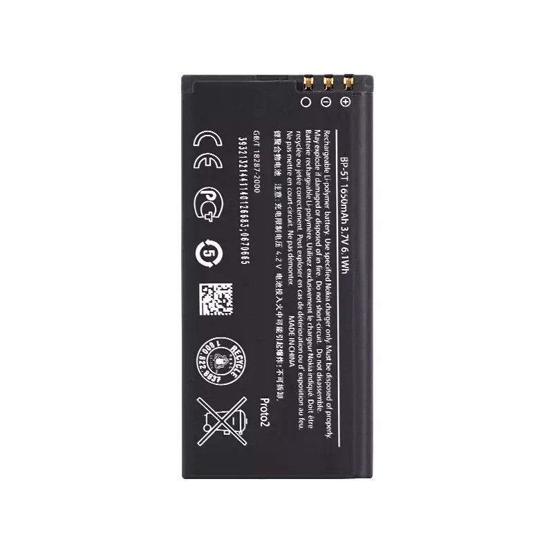 แบตเตอรี่ BP-5T BP5T BP 5TสำหรับNokia Lumia 820 Lumia 820T 1650MAh