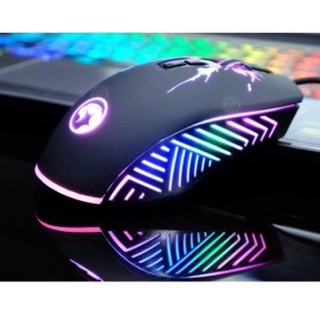 เมาส์มาโคร MARVO M116 GAMING MOUSE Macro RGB 7200 dpi
