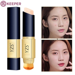 [FAST SHIP] Yzs กันน้ำและ Sweatproof Double-Headed คอนซีลเลอร์ Stick แปรงหัว Liquid Foundation Full Coverage สิวเครื่องหมาย Lazy Beauty Skin Care