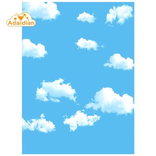 3x5ft Blue Sky White Cloud Photography Backdrop Screen Background Studio Props