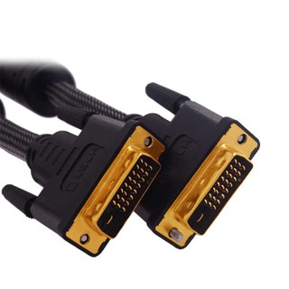 สาย DVI (24+1) to DVI(24+1) cable ยาว1.8m - สายดำ